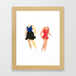 framed vintage swimsuits