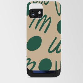 Nice things -green iPhone Card Case