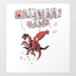 Calamari Games Art Print