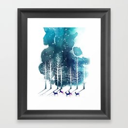 Winter Night 2 Framed Art Print