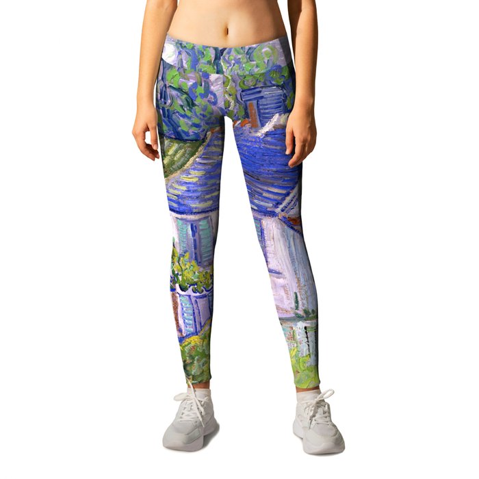 Vincent van Gogh "Houses at Auvers" Leggings