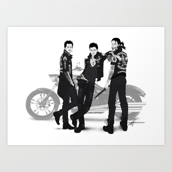 Outrun My Gun Art Print