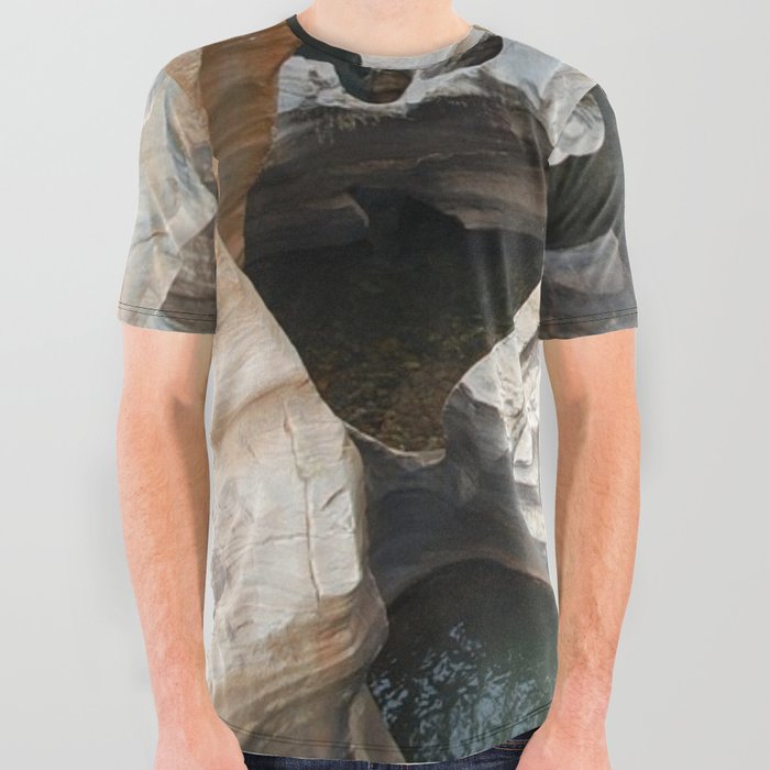 South Africa Photography - Bourke's Luck Potholes All Over Graphic Tee