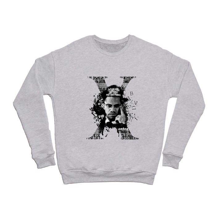 Malcolm X Stand Tall Crewneck Sweatshirt