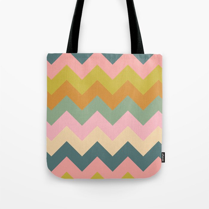 Zigzag pattern Tote Bag