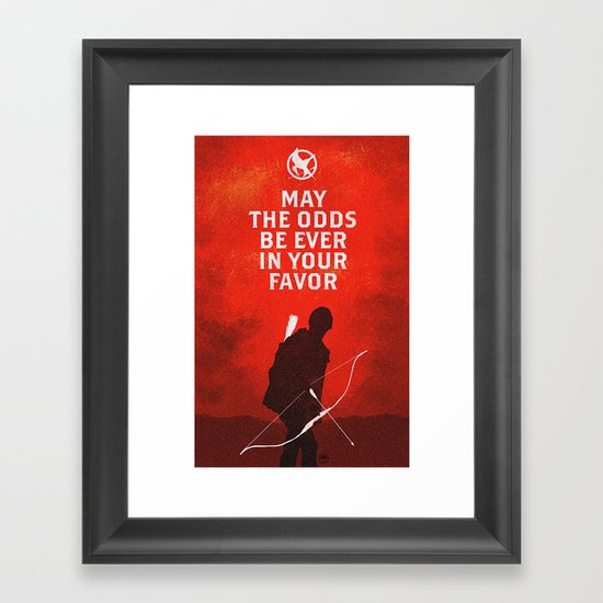 HUNGRY Framed Art Print