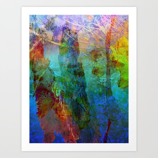 Abstract Texture 05 Art Print