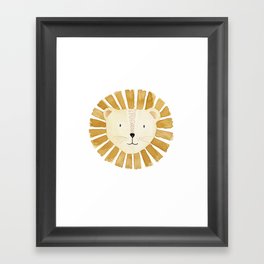 Lion Nursery Framed Art Print