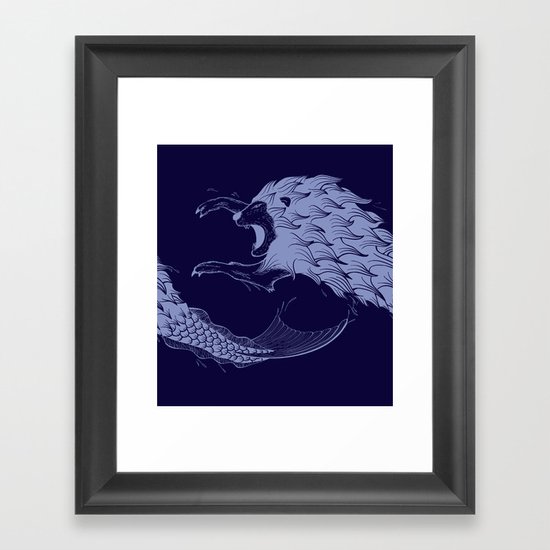Merlion Framed Art Print