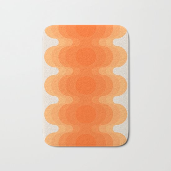 Echoes - Creamsicle Bath Mat