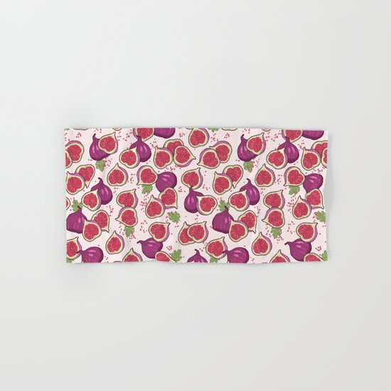 fig pattern Hand & Bath Towel