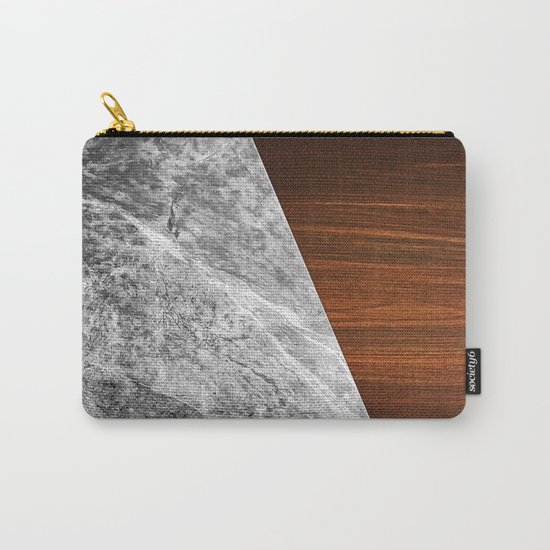 Wooden Marble Carry-All Pouch