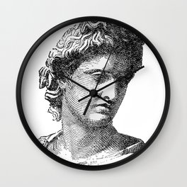 Portrait of Apollo Belvedere Wall Clock