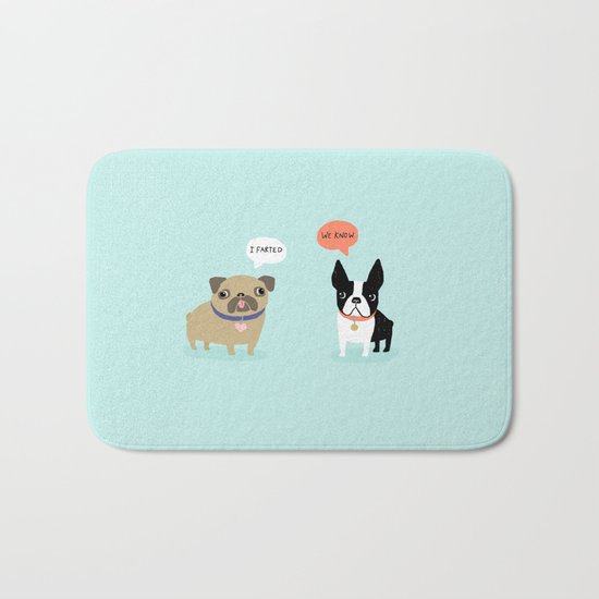 Dog Fart Bath Mat