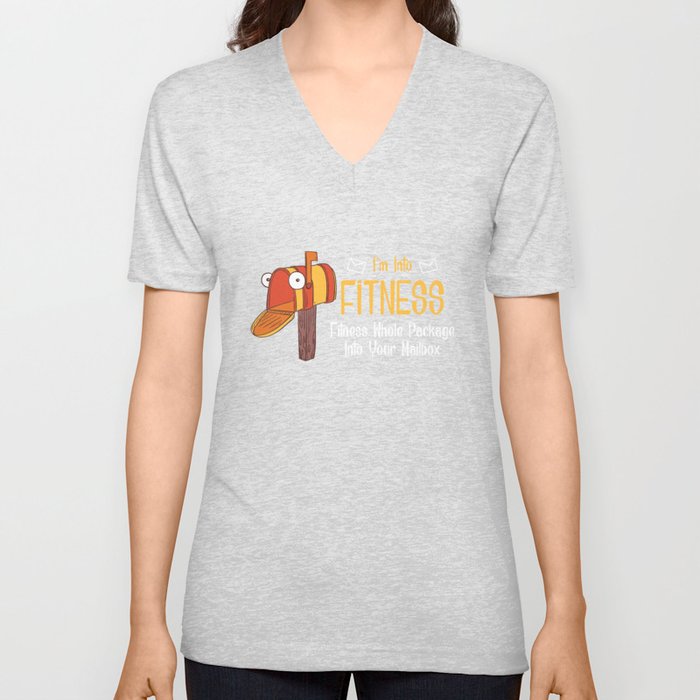 I m Into Fitness Funny Mail Carrier Postal Worker Illustration V