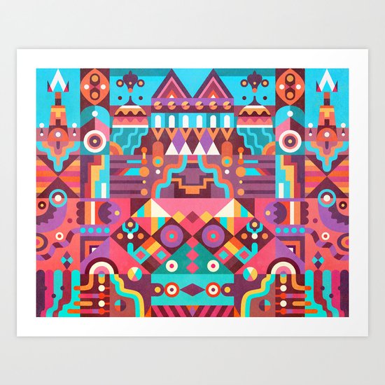 Schema 9 Art Print