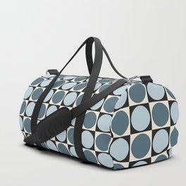 Colorful Dotted Checkered Retro Polka Dot Checkerboard Checked Dots Pattern Duffle Bag