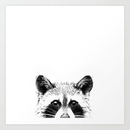Raccoon Art Prints For Any Decor Style Society6