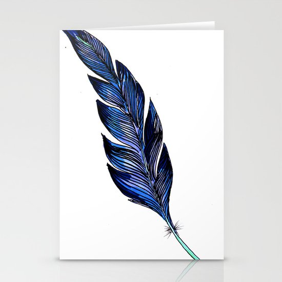 Feather Stationery Cards