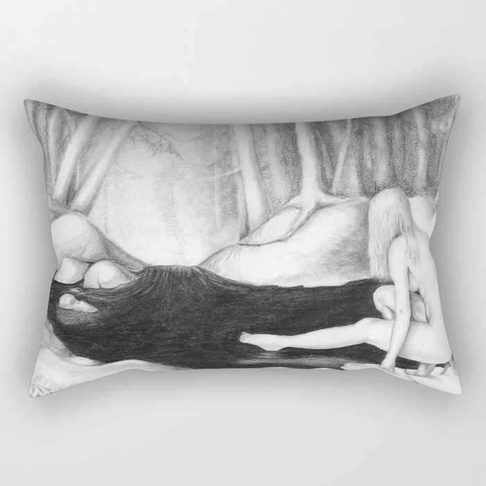 Woodland Nymph Rectangular Pillow