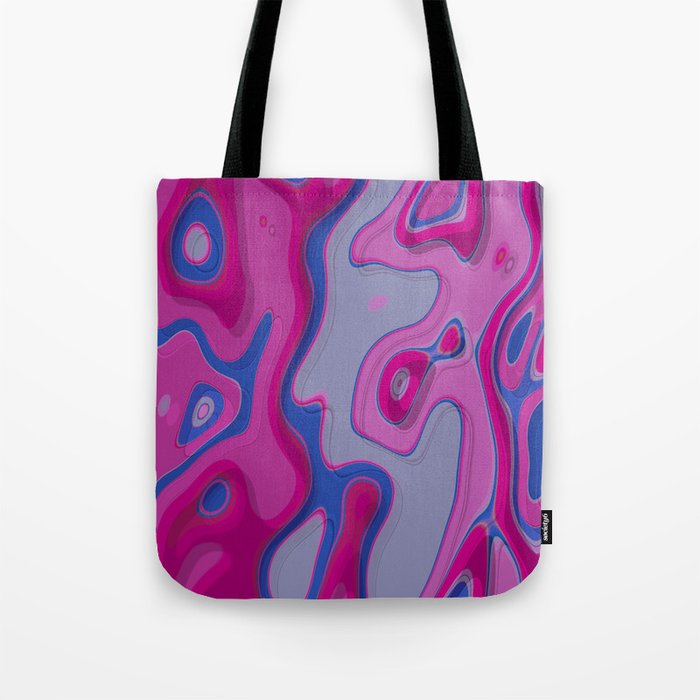Bright pink violet blue Tote Bag