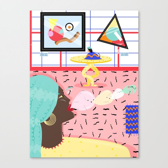 pop non stop Canvas Print