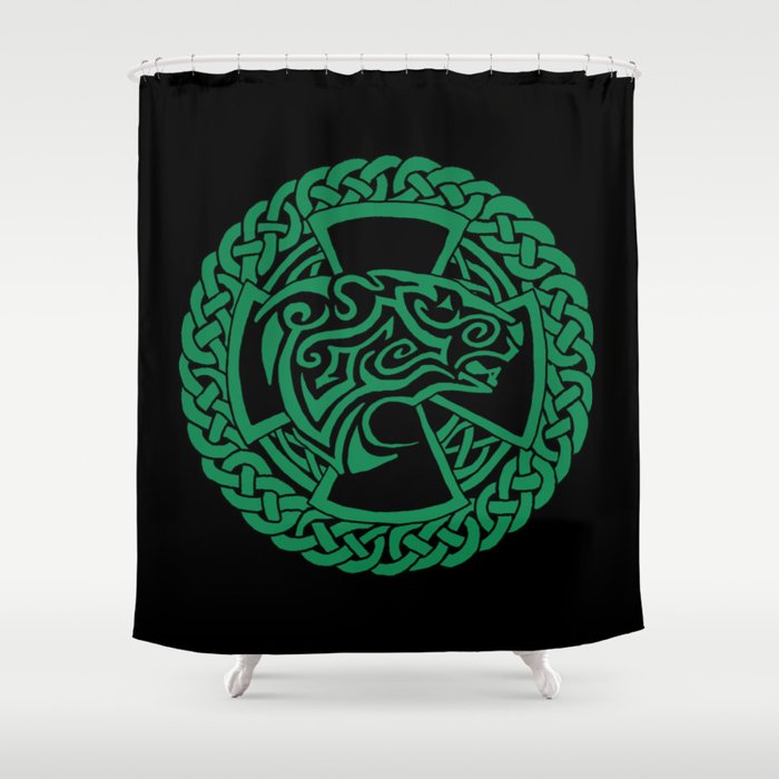 Celtic Nature Polar Bear Shower Curtain By Astrablink7 Society6