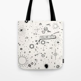 You are here Tote Bag