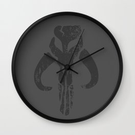 Mandalorian symbolo Mythosaur Wall Clock