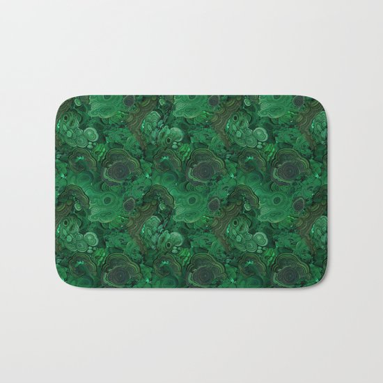 malachite Bath Mat