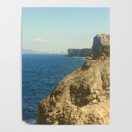 Retro Oceanscape Poster