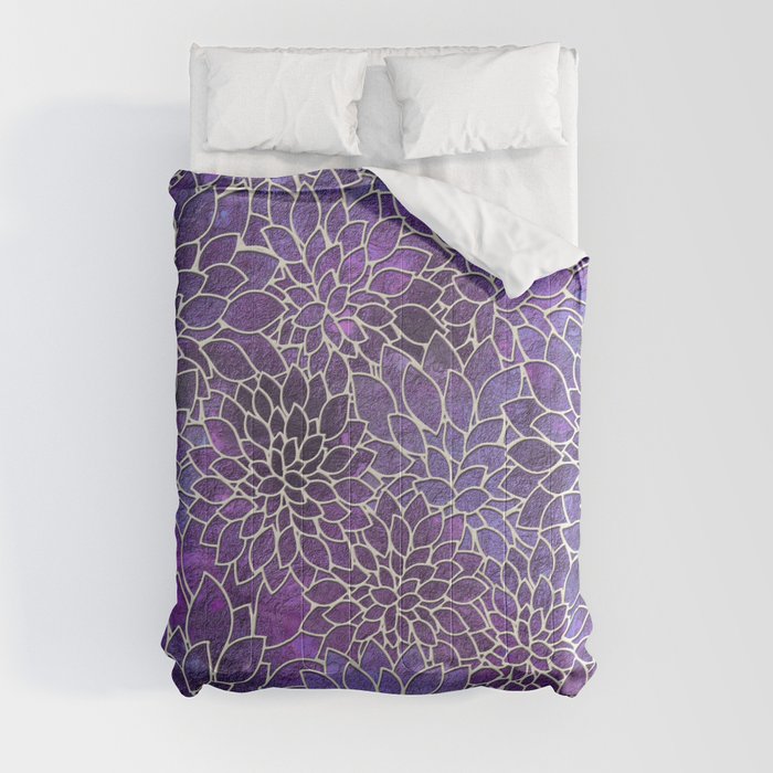 Floral Abstract 13 Comforter