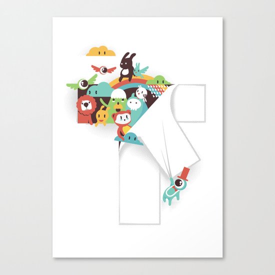 There is a T in the Team (but no I) Canvas Print