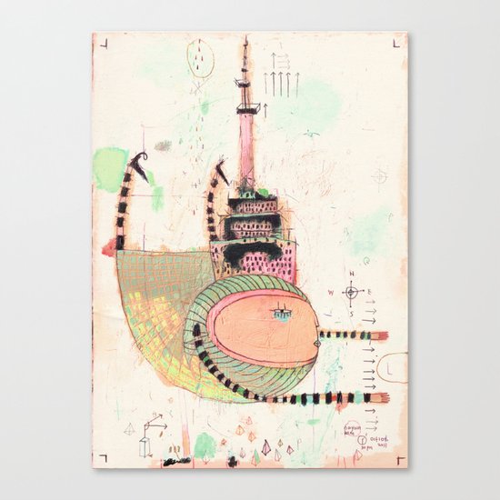 Fly Toronto Canvas Print