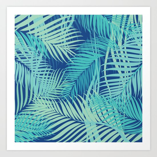 Ferns Art Print