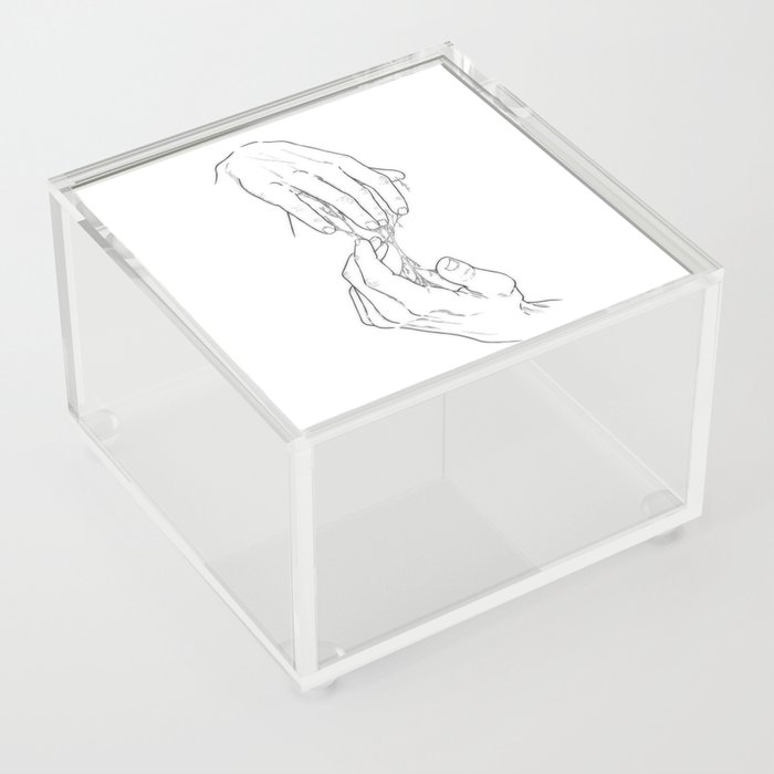 Hands and roots Acrylic Box