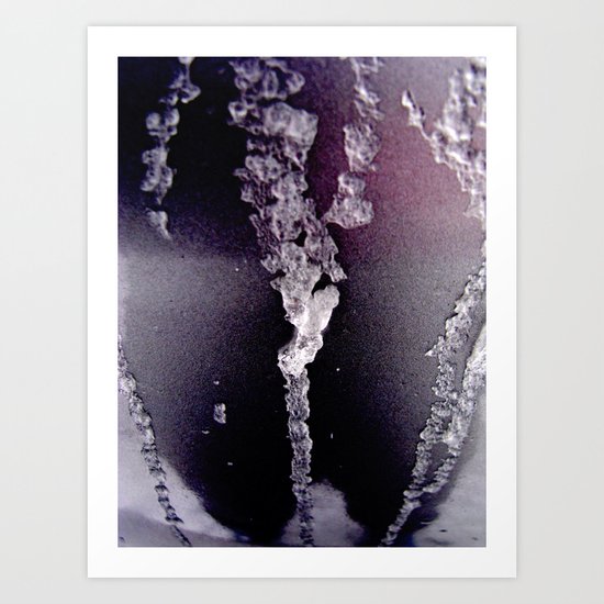 cut like ice Art Print