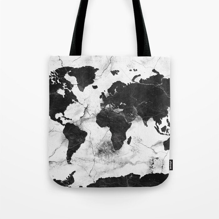 world map marble 3 Tote Bag