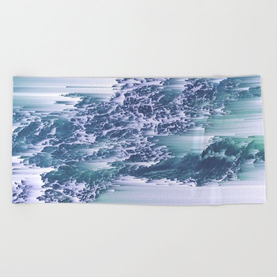 Comes and goes (in waves) Beach Towel