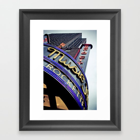 Radio City Music Hall Framed Art Print
