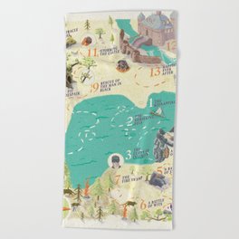 Movie Beach Towels Society6