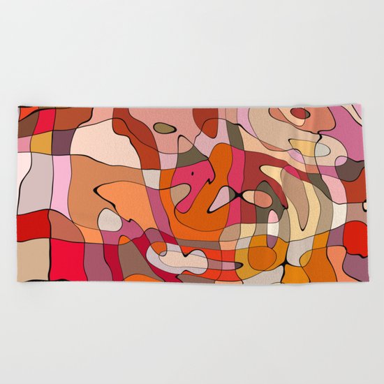 ABSTRACTION Beach Towel