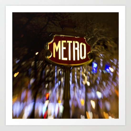 Metro Love Art Print