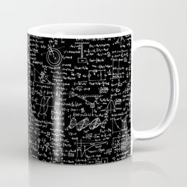 Physics Equations on Chalkboard Mug