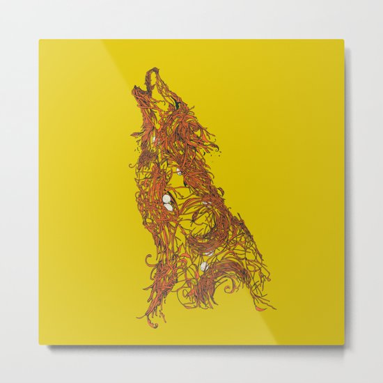 Born To Be Natural Metal Print