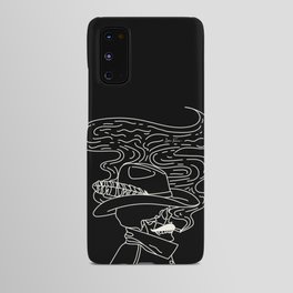 Love or Die Tryin' Cowhand - Black & White Android Case