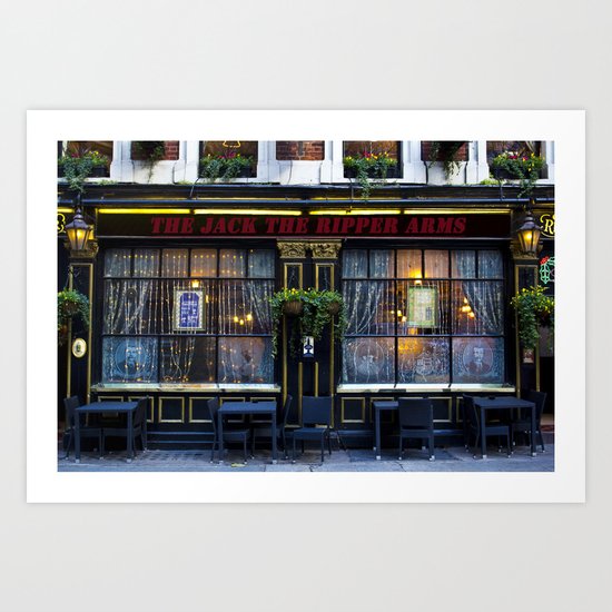 The Jack the Ripper Pub Art Print