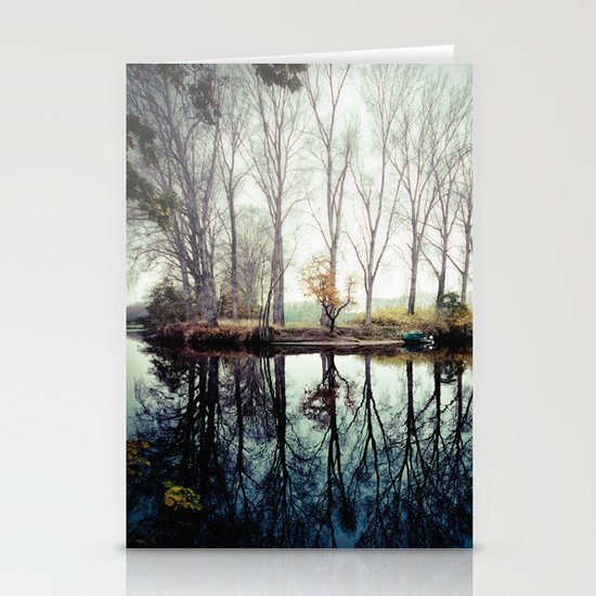 A bend in the river Stationery Cards
