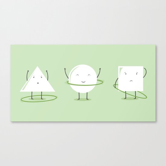 Hula-Hoop Champion Canvas Print