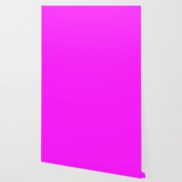 Magenta Solid Color Popular Hues Patternless Shades of Magenta Collection Hex #ff1aff Wallpaper